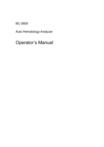 BC-3600 handbuch