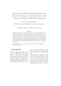 Optimizing PID Parameters for Two-Link Robotic Arm Trajectory Tracking with DE