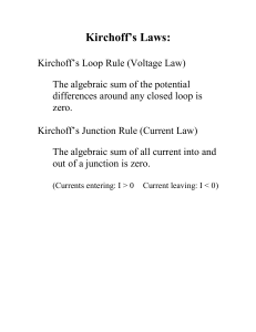 Kirchhoff's Laws: Loop & Junction Rules Explained