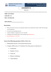Computer Org. & Assembly Language Assignment