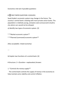 Economics Mid-Sem Exam Questions & Answers