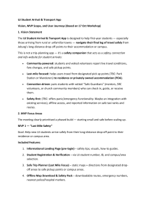 UJ Student Arrival & Transport App: Vision & MVP Scope