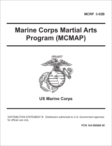 Marine Corps Martial Arts Program (MCMAP) Manual