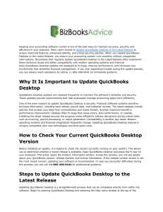 How to Update QuickBooks Desktop to the Latest Release