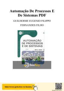 Automa&ccedil;&atilde;o de Processos e Sistemas: Resumo do Livro