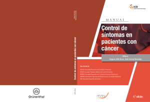 Manual de control de s&iacute;ntomas en c&aacute;ncer - 4&ordf; edici&oacute;n