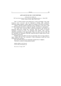 Advanced DC/DC Converters Book Review