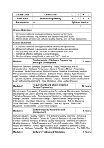 Software Engineering Syllabus PAMCA505