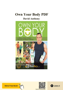 Own Your Body: Fitness, Nutrition & Self-Discovery Guide