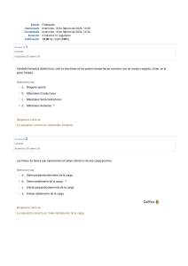 Examen de F&iacute;sica: Electricidad y Campo El&eacute;ctrico