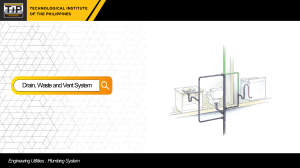 Drain, Waste and Vent System Plumbing Engineering