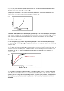 Economics Exam Answers: Production, Utility, Opportunity Cost