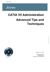 CATIA V5 Administration: Advanced Tips & Techniques
