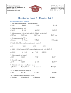 Grade5 REVISION SHORT TEST 2