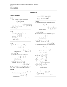 Semiconductor Physics & Devices Exercise Solutions