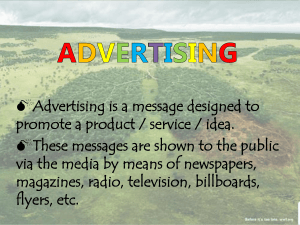 Advertising: Basics, Techniques, and AIDA Principle