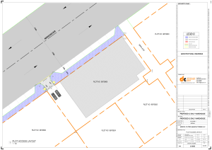 Plot Access Layout - Proposed Warehouse