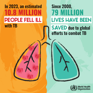 TB Statistics 2023: 10.8M Ill, 79M Lives Saved