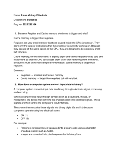 Computer Memory & Data Conversion Study Guide