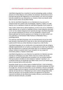 Jos&eacute; Mar&iacute;a Arguedas: Reivindicaci&oacute;n de la cultura andina