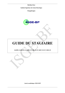 Guide du stagiaire ISGE-BF 2018-2019