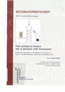 Flash Pyrolysis of Biomass and Co-Pyrolysis with Biopolymers