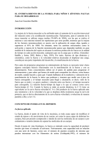 Entrenamiento de fuerza para ni&ntilde;os y j&oacute;venes: pautas de desarrollo
