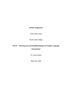 ELPAC Assignment: English Language Proficiency Assessment Analysis