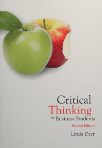 Critical thinking for business students (Dyer, Linda, 1955-) (Z-Library)