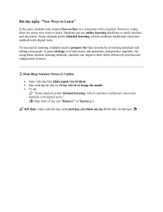 New Ways to Learn: Modern Methods & Strategies