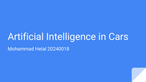 AI in Cars: Self-Driving, Benefits, and Challenges