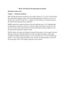 BENG 130 Discussion Week 1: Thermodynamics Problems