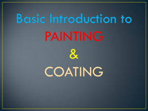 Basic Introduction to Painting & Coating