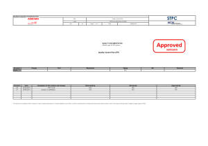 Quality Control Plan for Desalination Plant Metallic Pipes