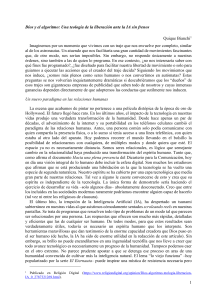 Dios y el algoritmo: Teolog&iacute;a de liberaci&oacute;n ante la IA sin frenos