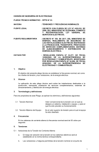 Est&aacute;ndares El&eacute;ctricos Chilenos: Tensiones y Frecuencias Nominales