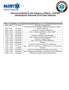 Programa de curso AMLS - Universidad Cayetano Heredia