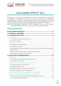 Guide des normes APA 7e &eacute;dition