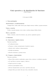 Gu&iacute;a operativa para negocio de libros usados: funciones y procesos