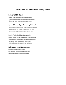 Ppr Study Guide Pdf PPR Coach Certification Quick Cheat Sheet