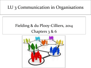 LU 3 Communication in Organisations Textbook