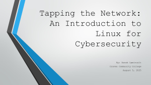 Introduction to Linux for Cybersecurity: Reconnaissance