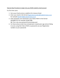 BUSE Student Email Login Guide