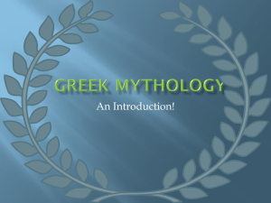 Greek Mythology: An Introduction