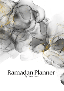Ramadan Planner: Goals, Quran, Prayer Tracker