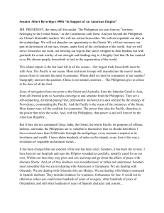 Albert Beveridge 1900 Speech: American Empire