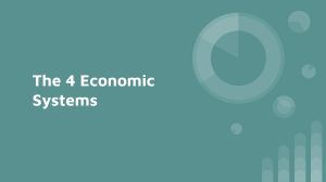 The 4 Economic Systems: Types and Characteristics