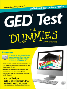 GED Reasoning Through Language Arts Test Prep