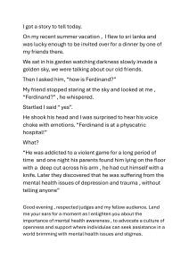 Mental Health Awareness Speech