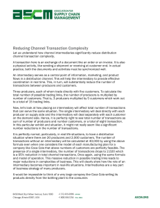 Reducing Channel Transaction Complexity